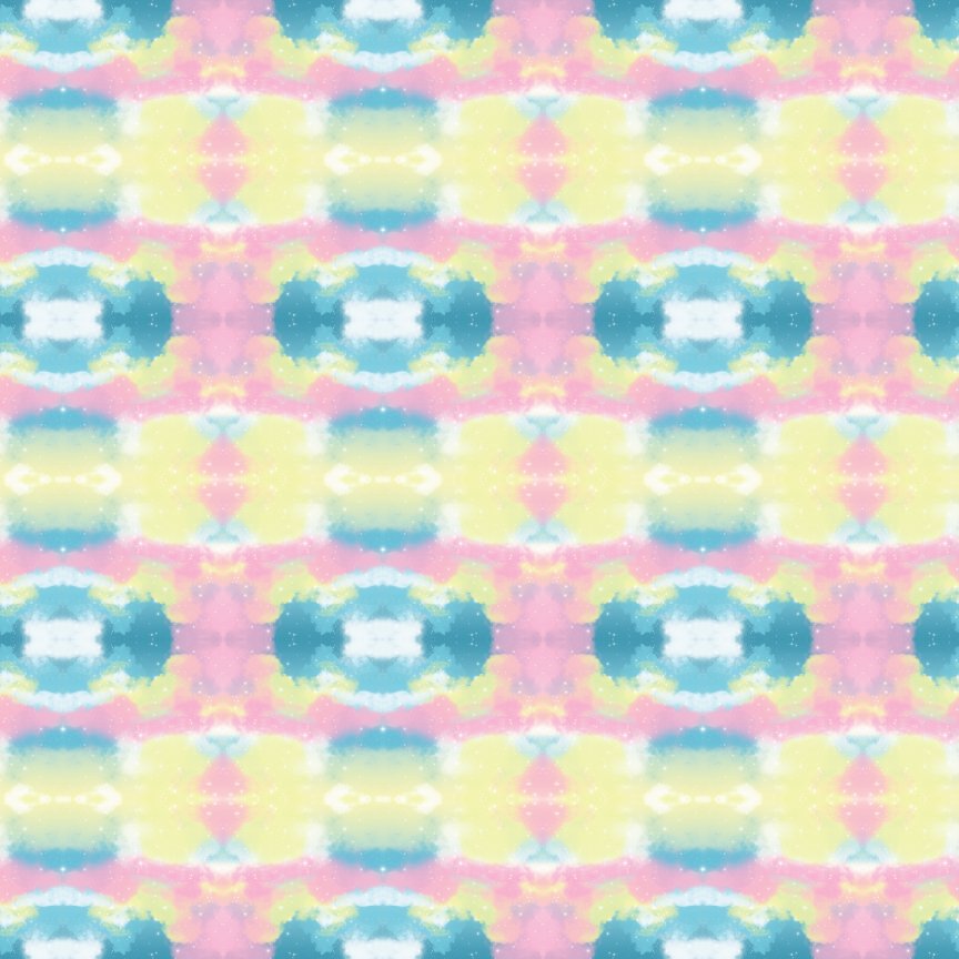 Tie Dye Pastel Pattern Acrylic Sheet - CMB Pattern Acrylic